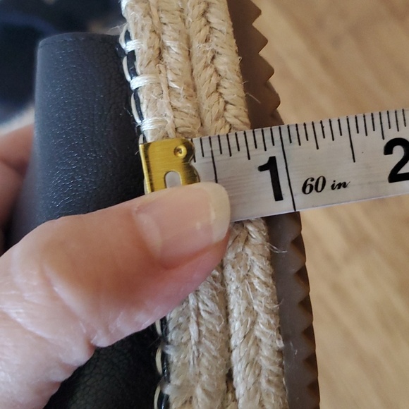 Eileen Fisher Wiley Espadrille Black Wedge Sandal Size 8 - Picture 13 of 13